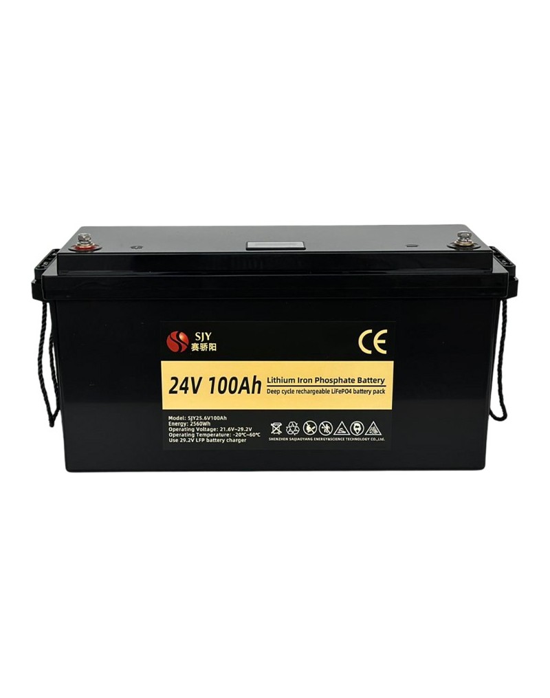LiFePO4 SJY (25.6V, 100Ah) + зарядное устройство 10A