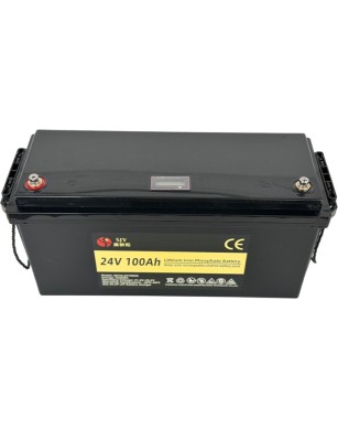 LiFePO4 SJY (25.6V, 100Ah) + charger 10A