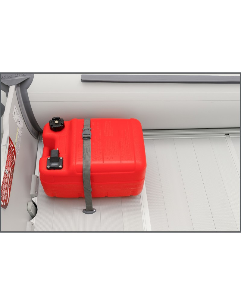 Mounting system for the fuel tank, set