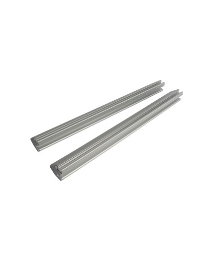 A set of profiles for a hard plywood bottom