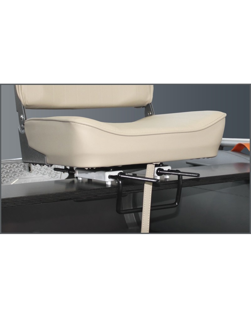 Seat mounting mechanism for boat bench