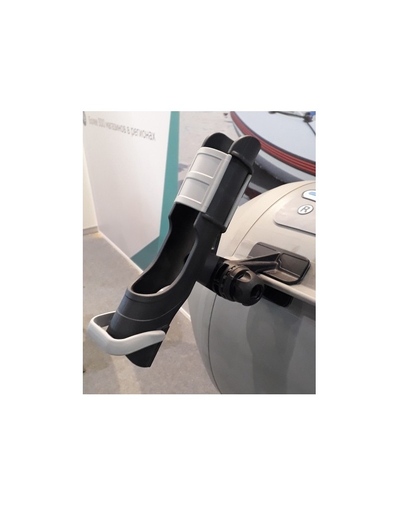 Rod holder with mount kit for installation on boltrope