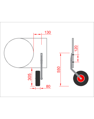 Stainless steel transportation wheels